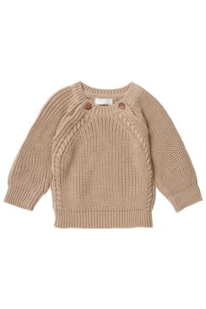 Noppies Noppies Pullover Tifton - Light Taupe