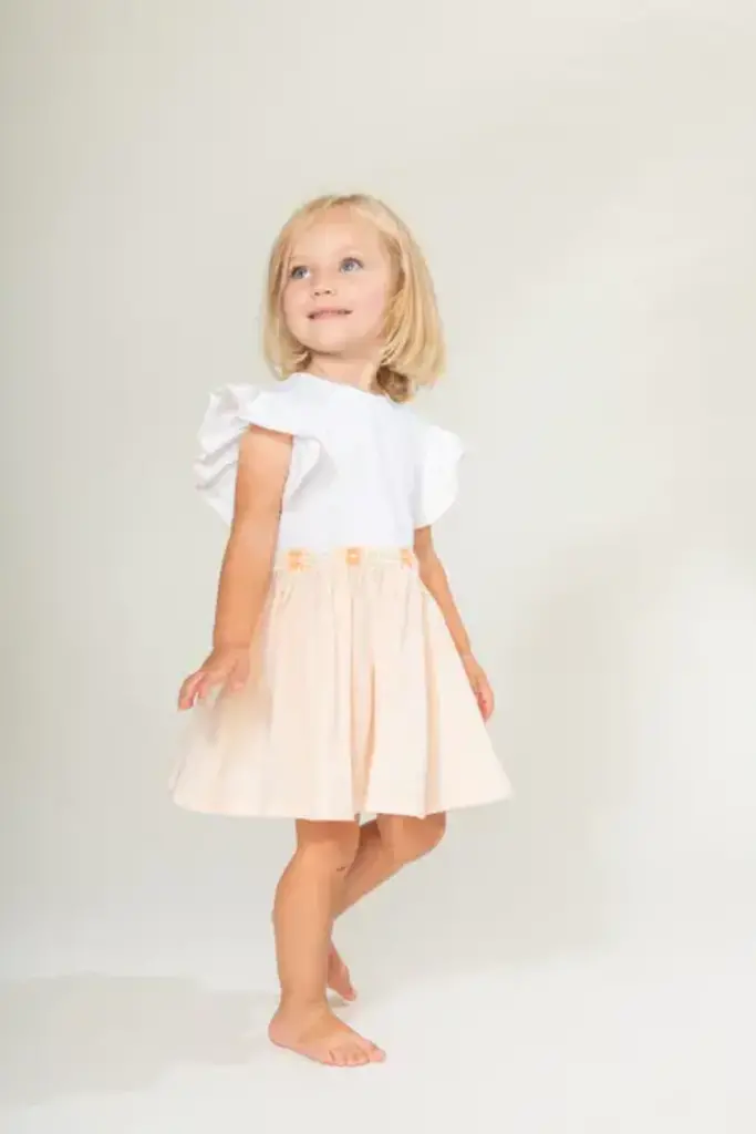 Natini Natini Dress Lily - White/Orange