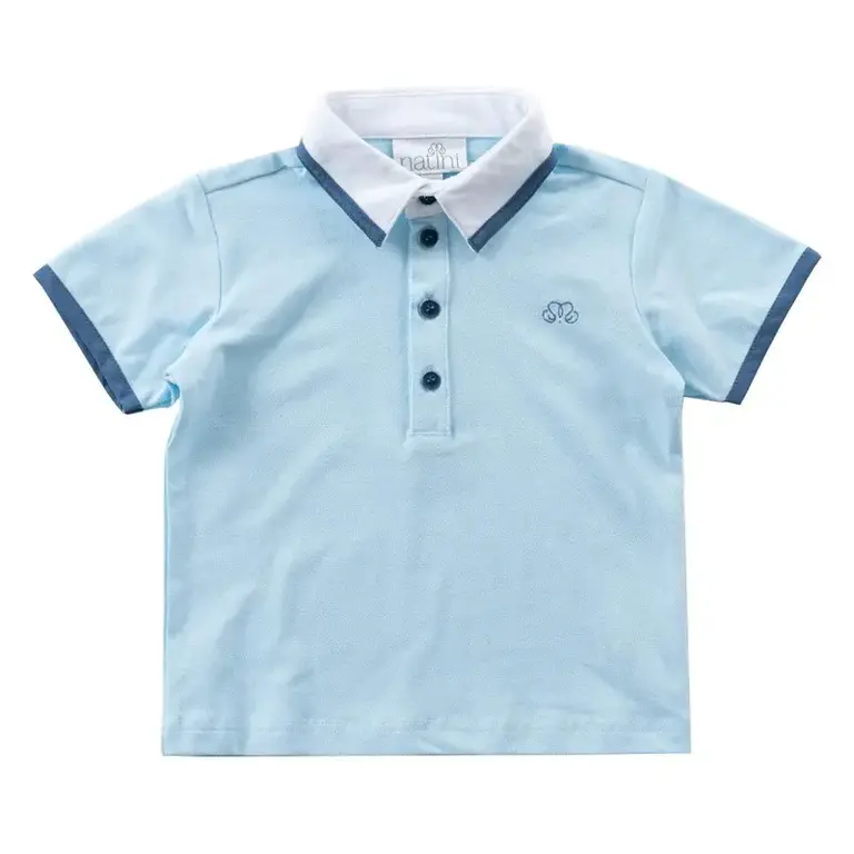 Natini Natini Polo body sky - light blue