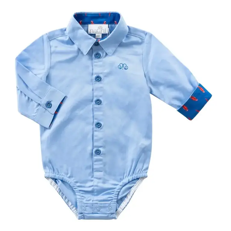 Natini Natini Shirt Caspar parrot - Blue