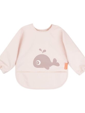 Done By deer Donebydeer Sleeved Bib - Powder