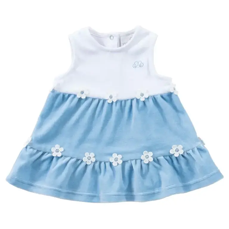 Natini Natini Dress Sophie flower - white/blue