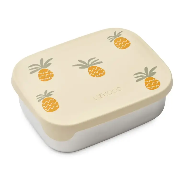 Liewood Liewood Lunchbox Pineapples - Cloud cream