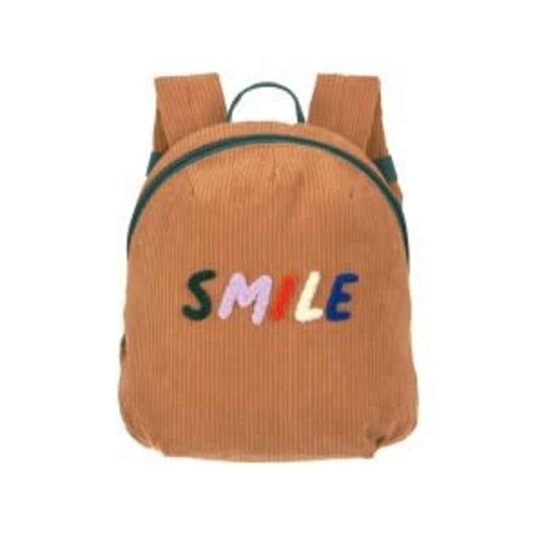 Lassig Laessig Tiny Backpack Smile - Caramel