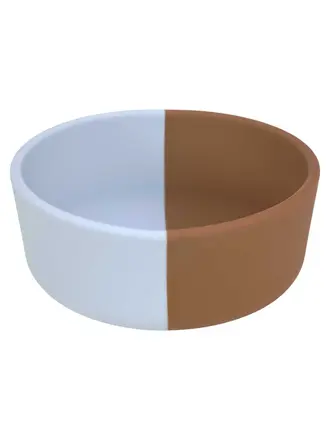 Lassig Lassig Silicone Bowl - Smile blue