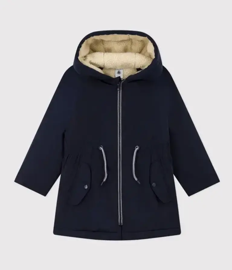 Petit Bateau Petit Bateau Parka - Blauw