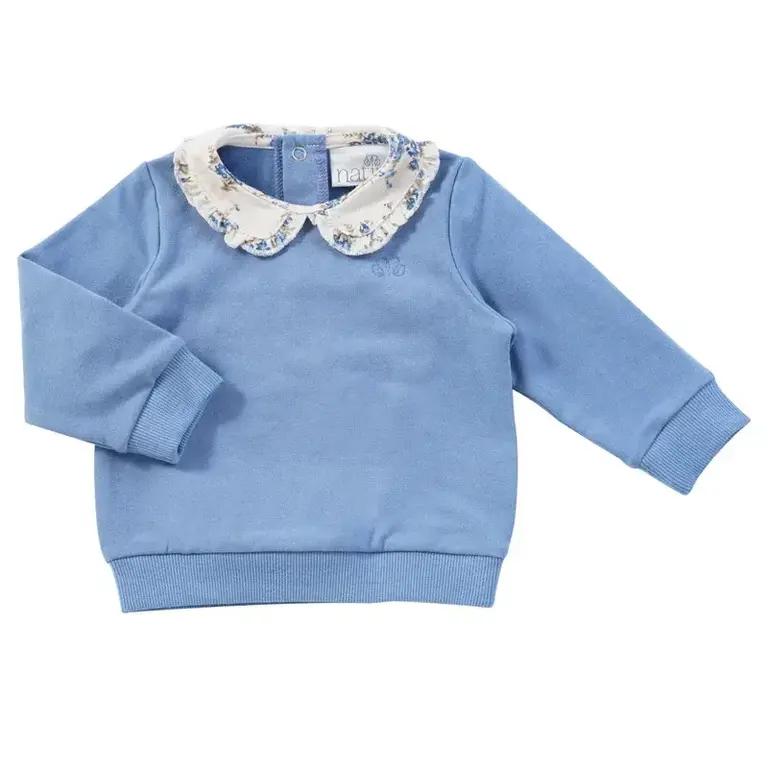 Natini Natini Sweater Flower Lore - Blauw