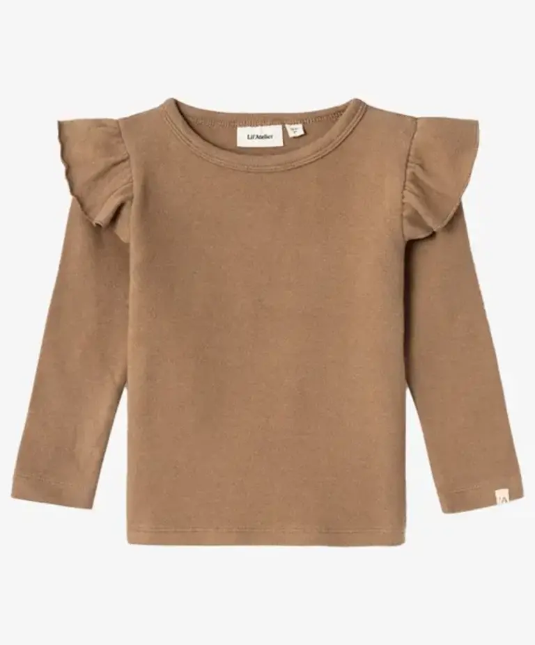 Lil Atelier Lil Atelier Thoro Top - Woodsmoke