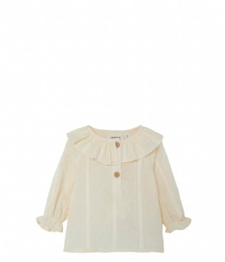 Lil Atelier Lil Atelier Loose shirt - Beige
