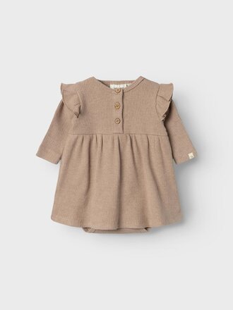 Lil Atelier Lil Atelier Sophia dress - Nougat