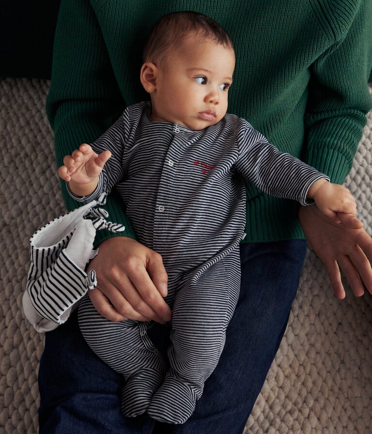 Petit Bateau Petit Bateau Pyjama - Blauwe streep
