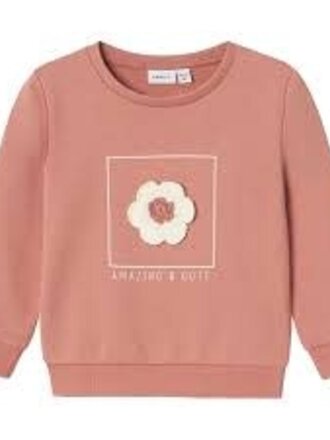 Name it Name It Sweater Bonny - Ash Rose