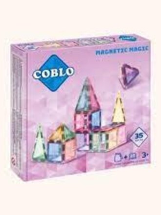 Coblo Coblo Magnetische tegels  35stuks - Pastel