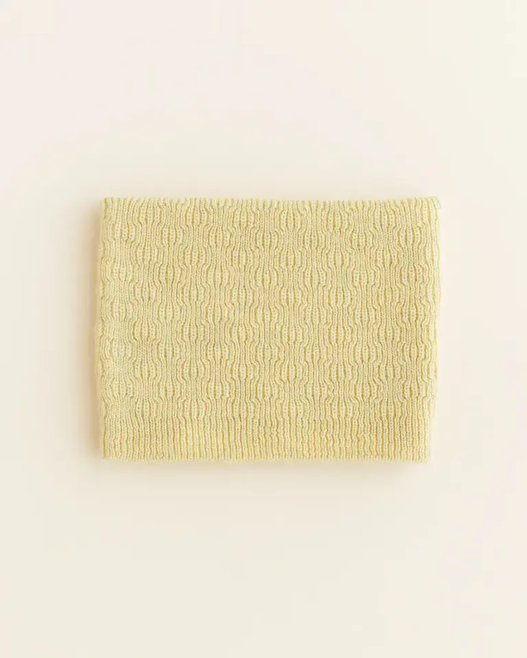 Hvid Hvid Scarf Gigi - Yellow