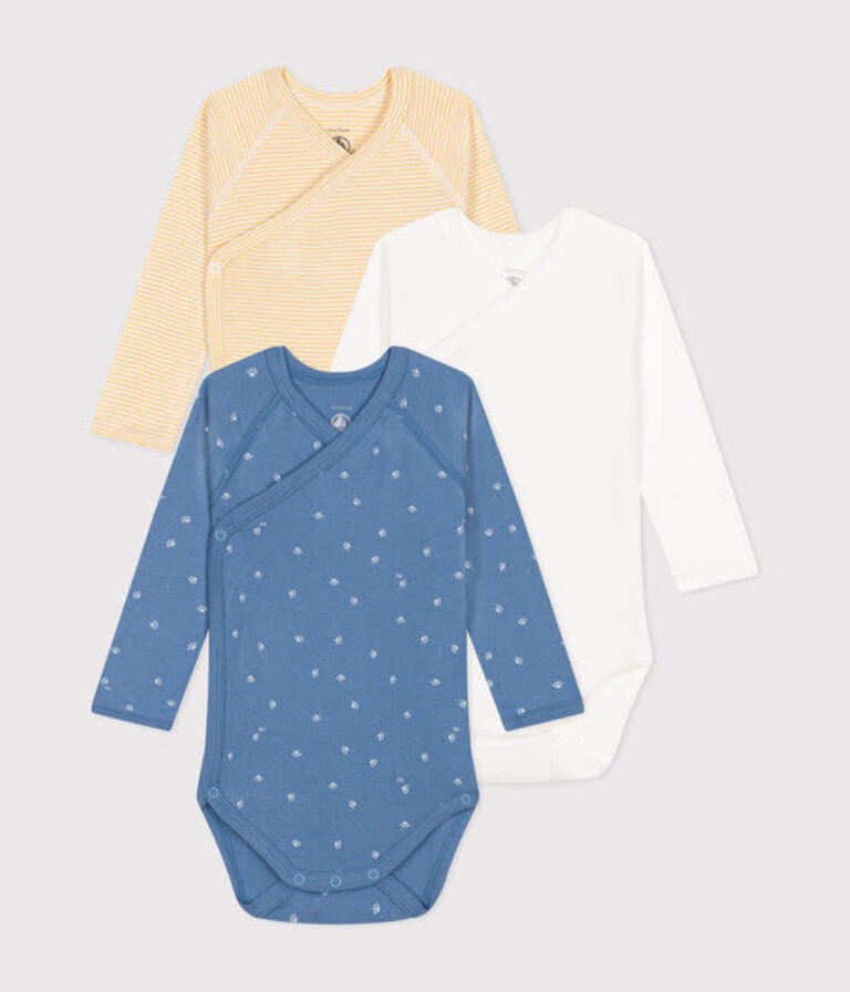 Petit Bateau Petit Bateau 3x Body - Mix blue
