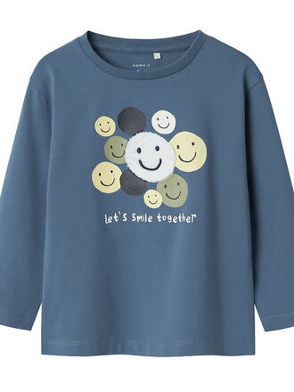 Name it Name it Shine Top - Chine blue