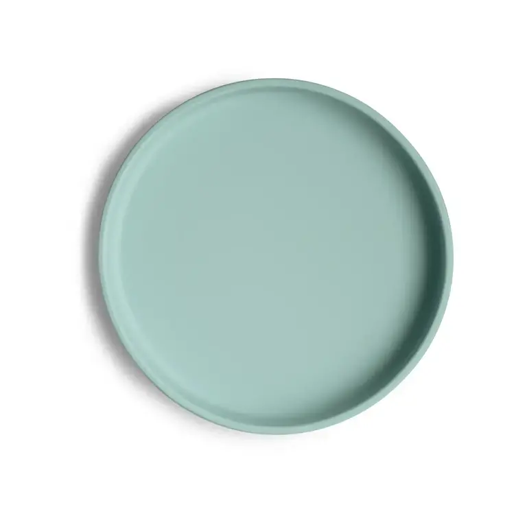 Mushie Mushie Plate Square - Cambrighe blue