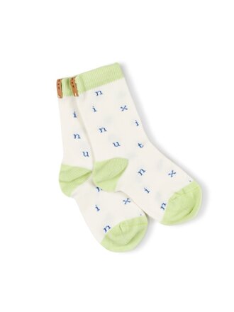 Nixnut Nixnut Letter Socks - Sea