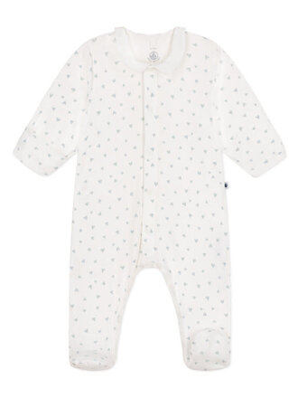 Petit Bateau Petit Bateau Pyjama - Grijs hart