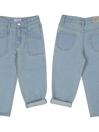 Mayoral Mayoral Mom fit pants - Bleach