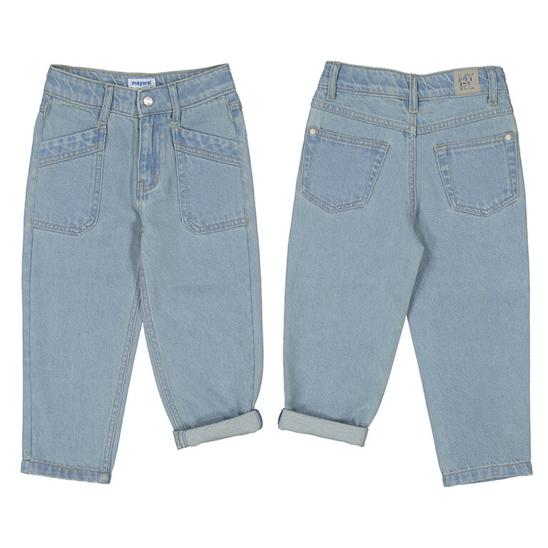 Mayoral Mayoral Mom fit pants - Bleach