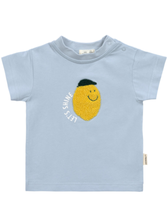 Lassig Lassig Kids T-shirt Jersey GOTS Lemon/Light Blue