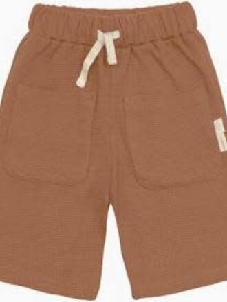 Lassig Lassig Kids Short Waffle - Caramel