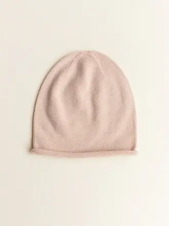 Hvid Hvid Beanie Efa - Apricot