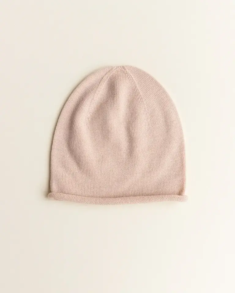 Hvid Hvid Beanie Efa - Apricot