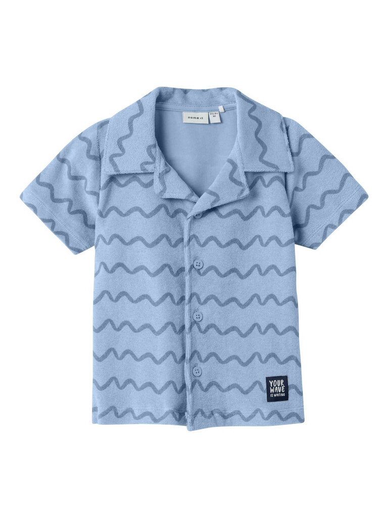 Name it Name it Hemd Terry - Chambray Blue