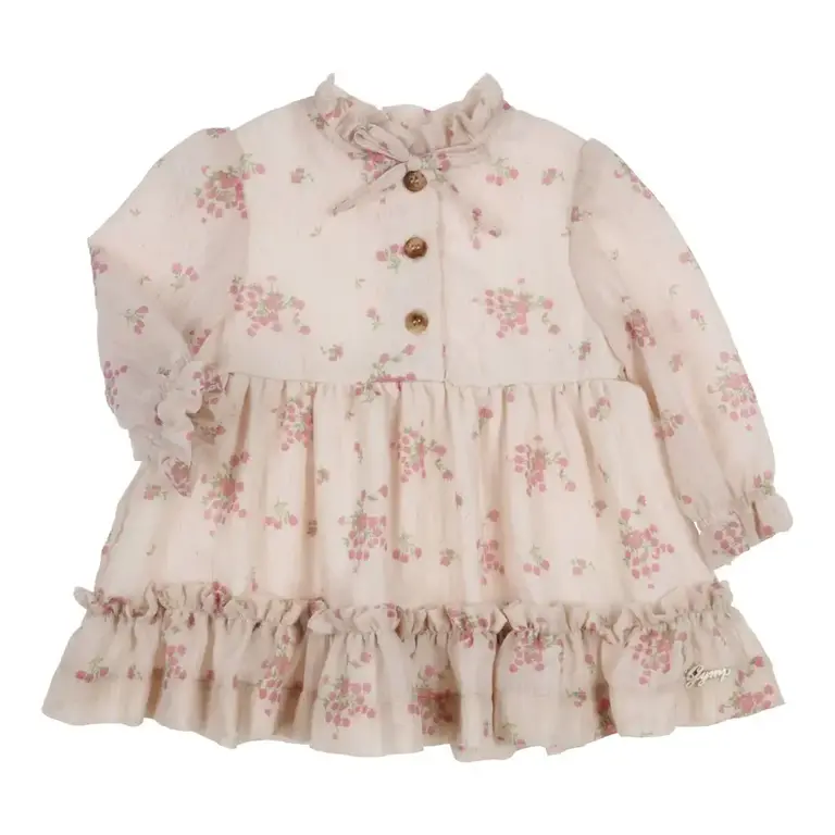 Gymp Gymp Dress Otilie - Beige - Rose
