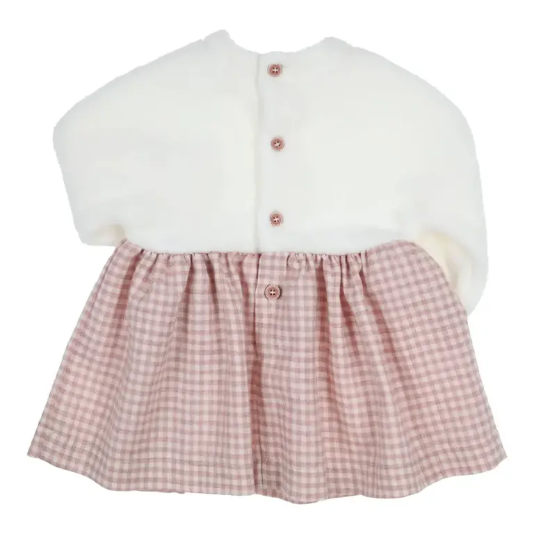 Gymp Gymp Dress Frodo - Old Rose - Off White