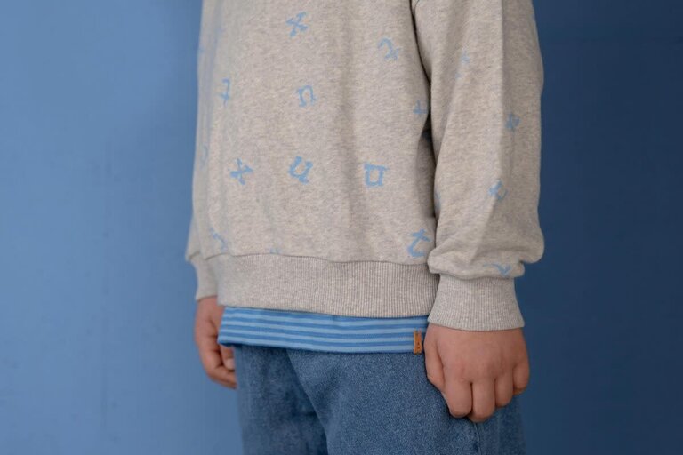 Nixnut Nixnut Sweater - Stamp Grey