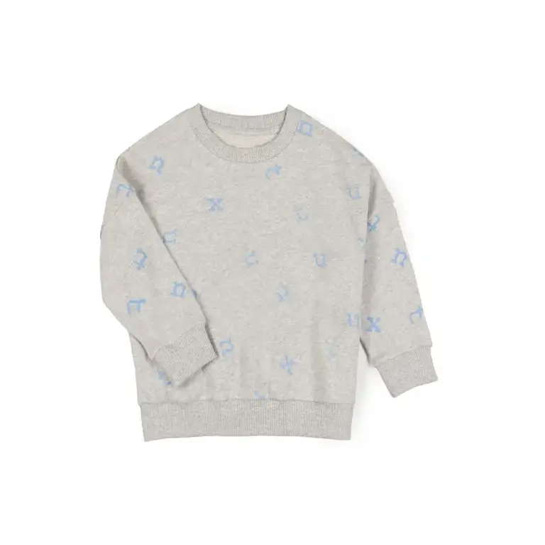 Nixnut Nixnut Sweater - Stamp Grey