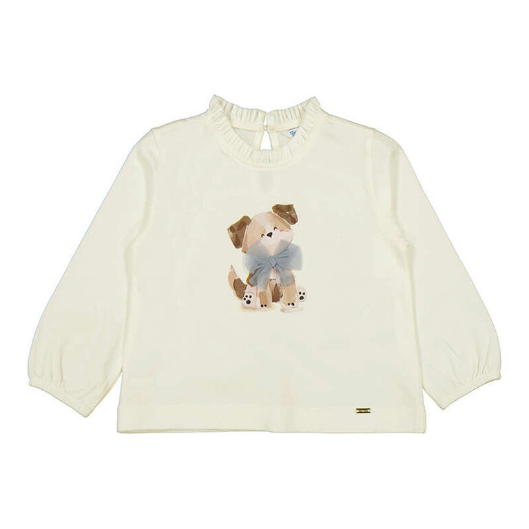 Mayoral Mayoral L/s shirt Tee - Cream