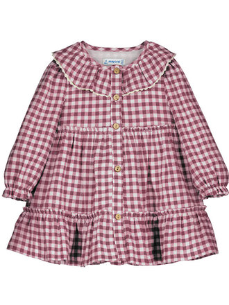 Mayoral Mayoral Vichy dress - Rose