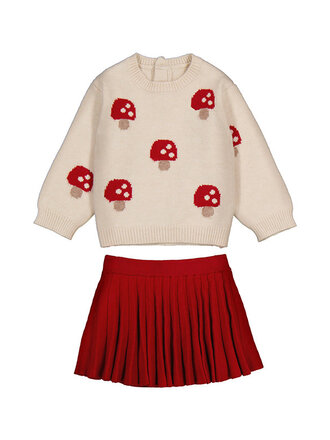Mayoral Mayoral Tricot skirt - Red