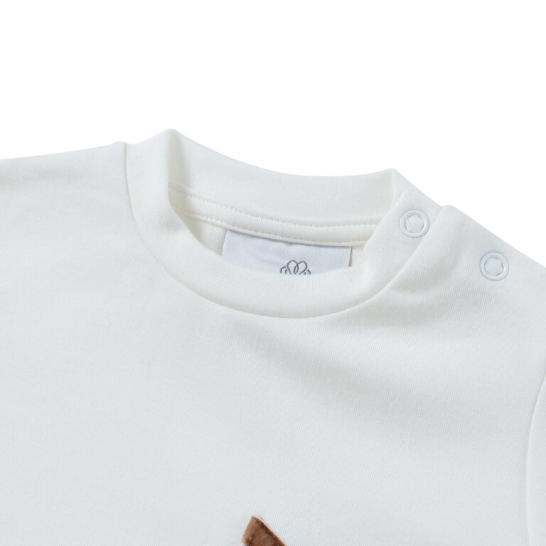 Natini Natini T-shirt Ruffle - Offwhite