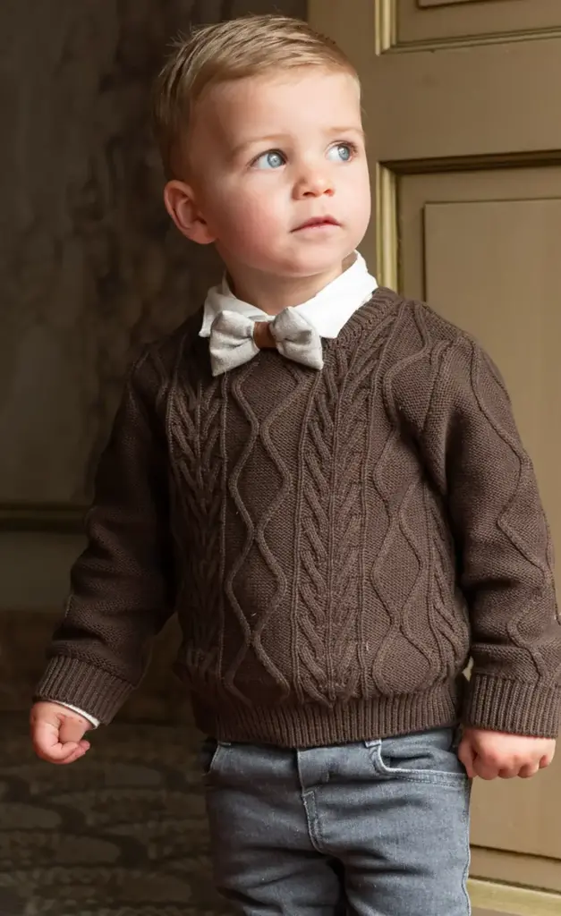 Natini Natini Pull Bart - Brown