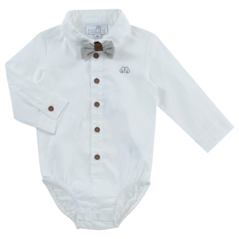 Natini Natini Shirt Bow - Leather