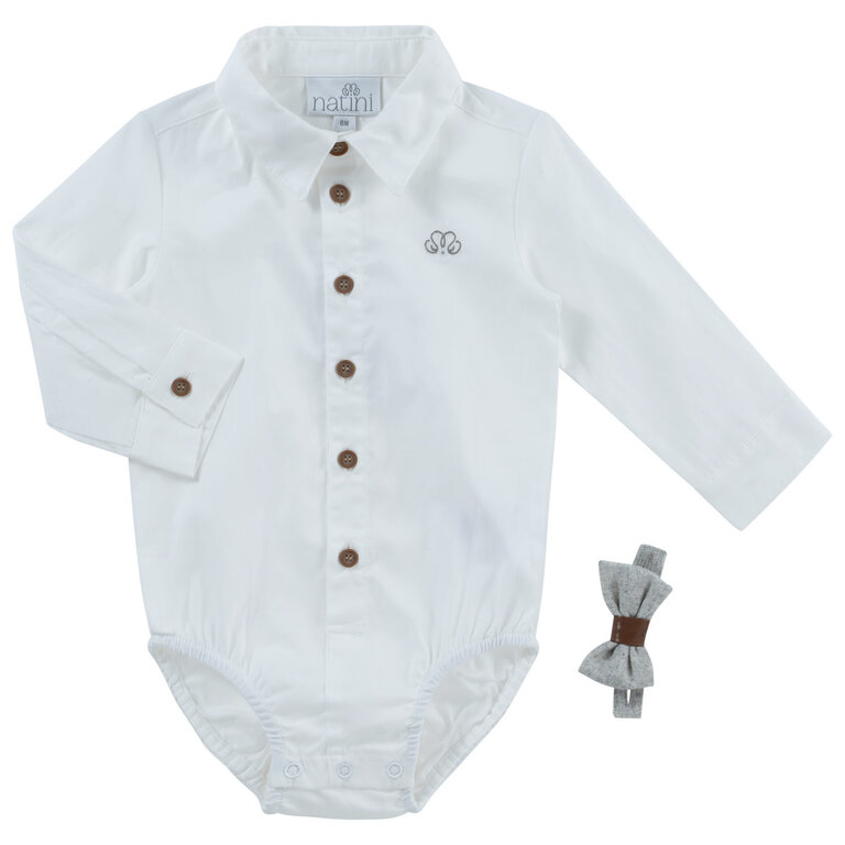 Natini Natini Shirt Bow - Leather