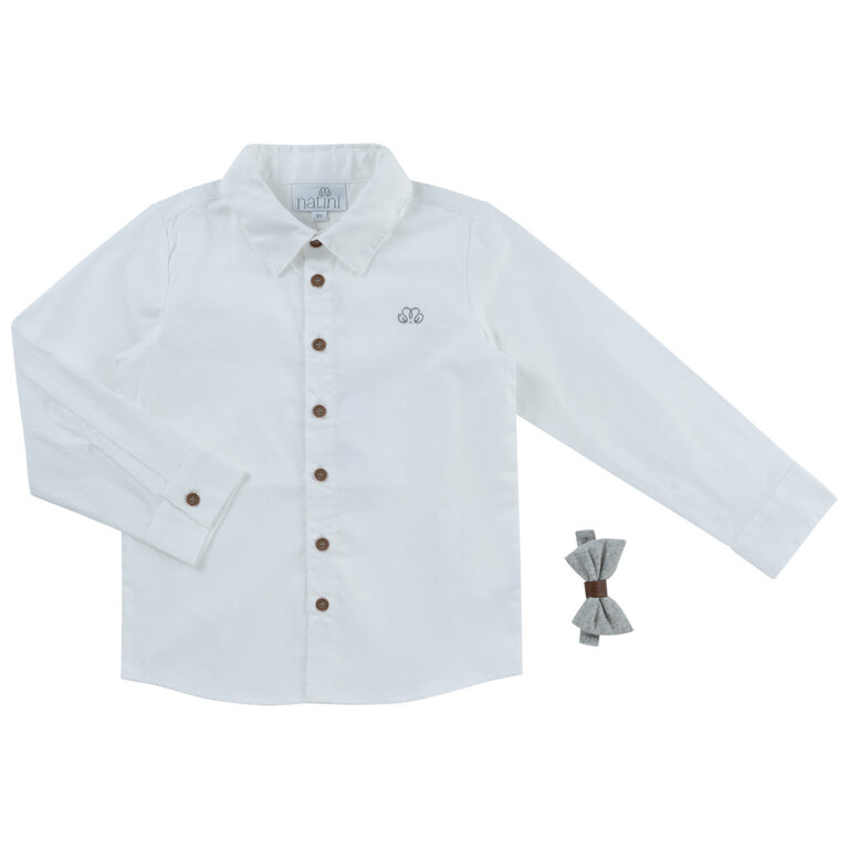 Natini Natini Shirt Bow - Leather