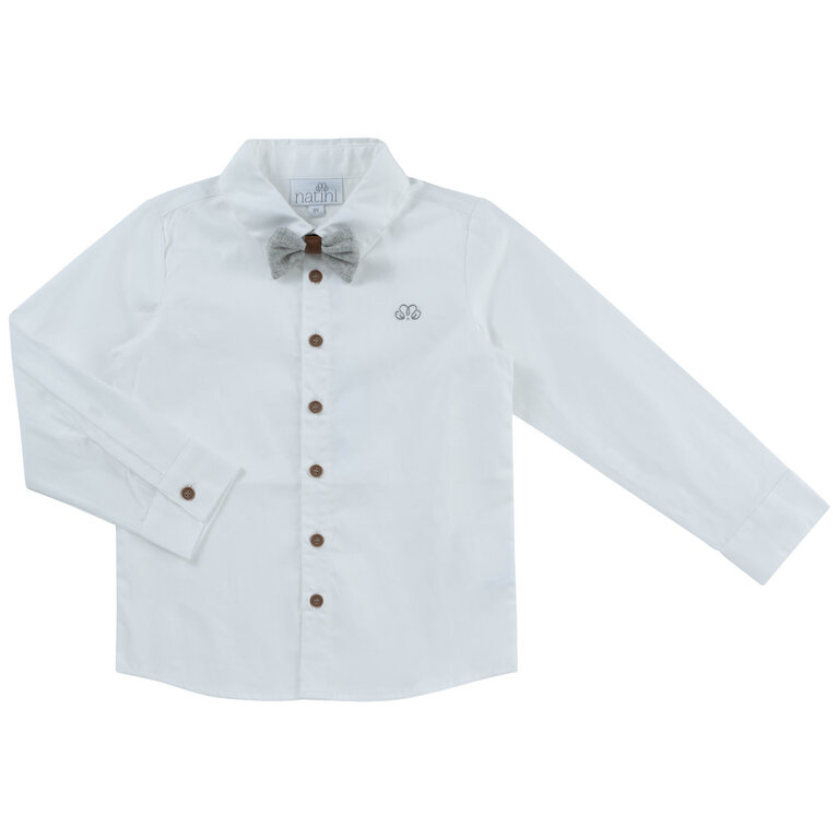 Natini Natini Shirt Bow - Leather