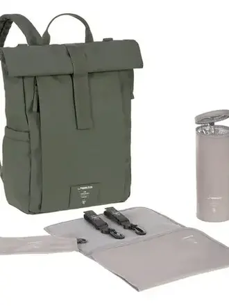 Lassig Lassig Rolltop backpack - Olive