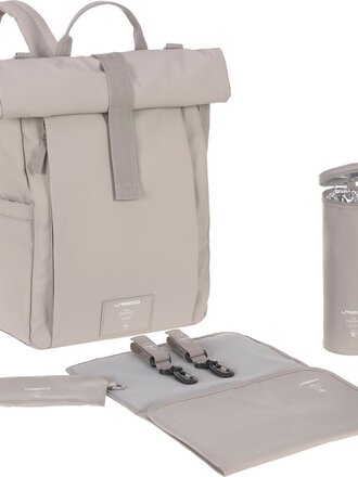 Lassig Laessig Rolltop Backpack - Taupe