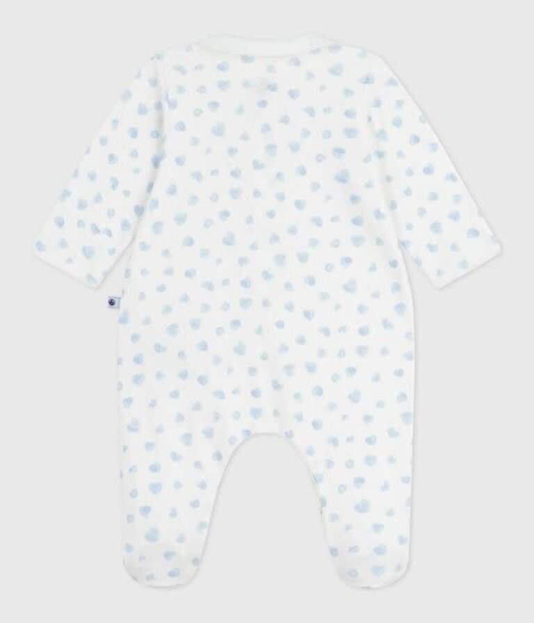 Petit Bateau Petit Bateau Pyjama - Blue hart