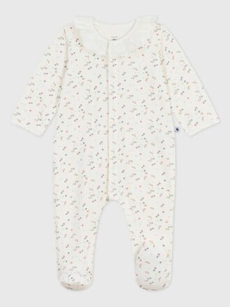 Petit Bateau Petit Bateau Pyjama Fluwelen - Flower