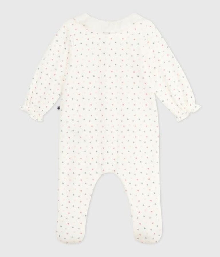 Petit Bateau Petit Bateau Pyjama Fluwelen - Hart