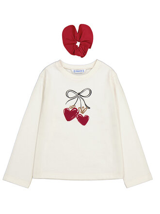 Mayoral Mayoral L/s t-shirt - Macchiato - 116