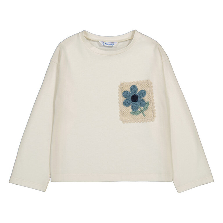 Mayoral Mayoral L/s t-shirt - Macchiato